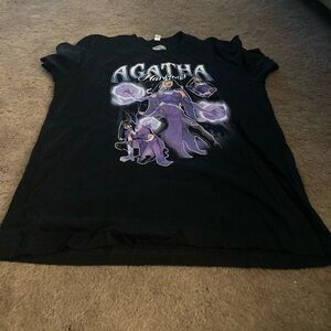 Marvel Black and Purple Graphic Tee